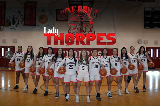 Lady Thorpes Girls Basketball team